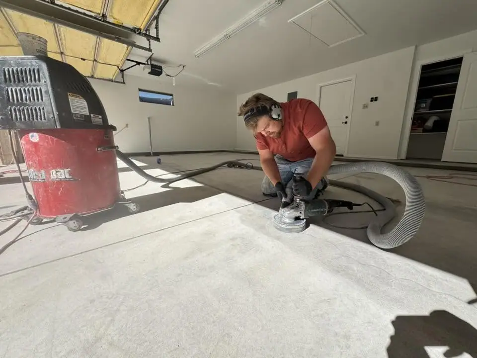 Repairing and preparing concrete before coating